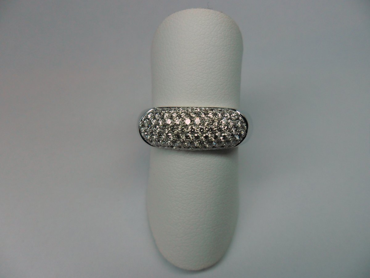 Bol Pavé Streepring Witgoud